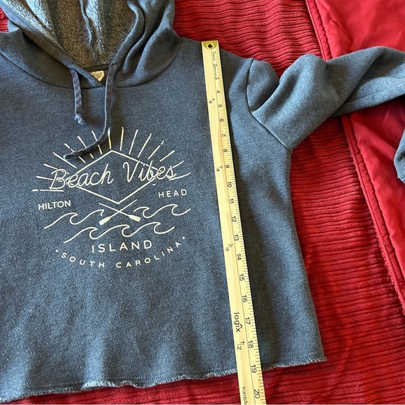 Blue 84 Hilton Head Island Beach Vibes Cropped Hoodie. Size Medium. - Picture 12 of 12